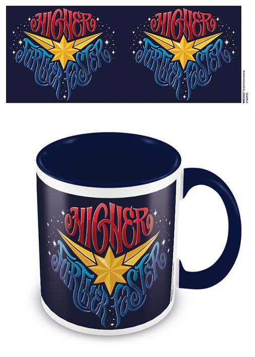 MARVEL – Farbiger Innenbecher – Captain Marvel – Blau