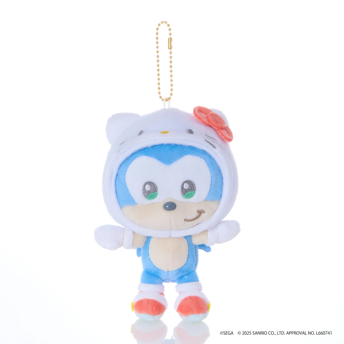 SONIC & FRIENDS X SANRIO - Sonic x Hello Kitty - Mascot Plush 8cm