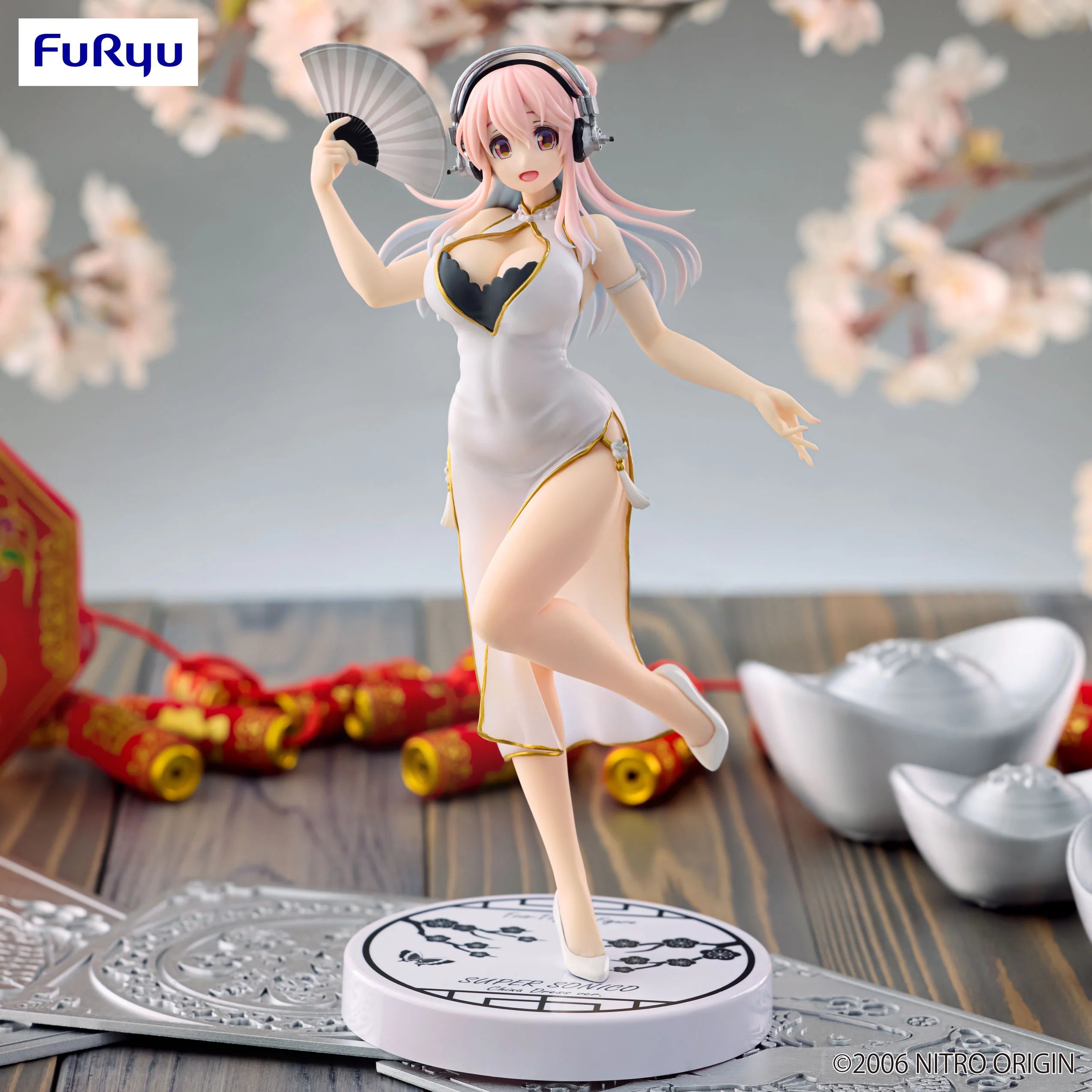 SUPER SONICO - White china dress - Statue Trio-Try-It 21cm