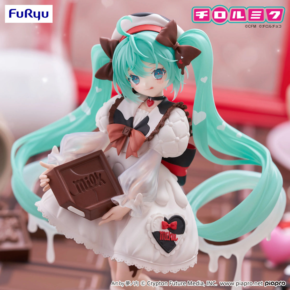 HATSUNE MIKU - Hatsune Miku x Tirol Choco - Statue Trio-Try-It 19cm
