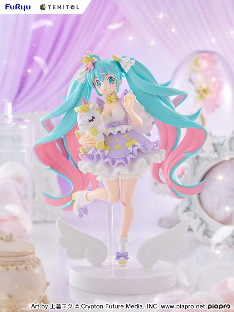 HATSUNE MIKU - Yumekawa Lavender - Statue Tenitol 21cm