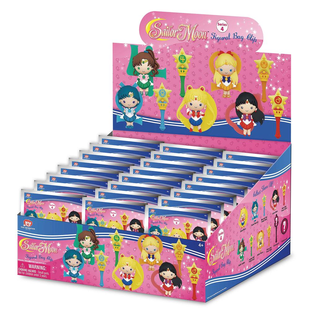 SAILOR MOON - Series 4 - 3D Foam Bag Clip (Display 24 Pcs)