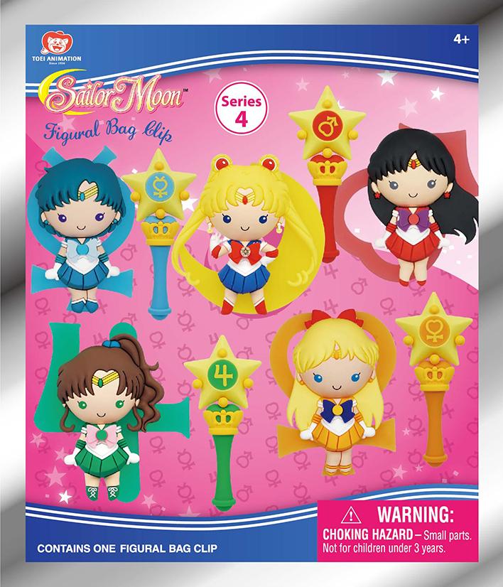 SAILOR MOON - Series 4 - 3D Foam Bag Clip (Display 24 Pcs)