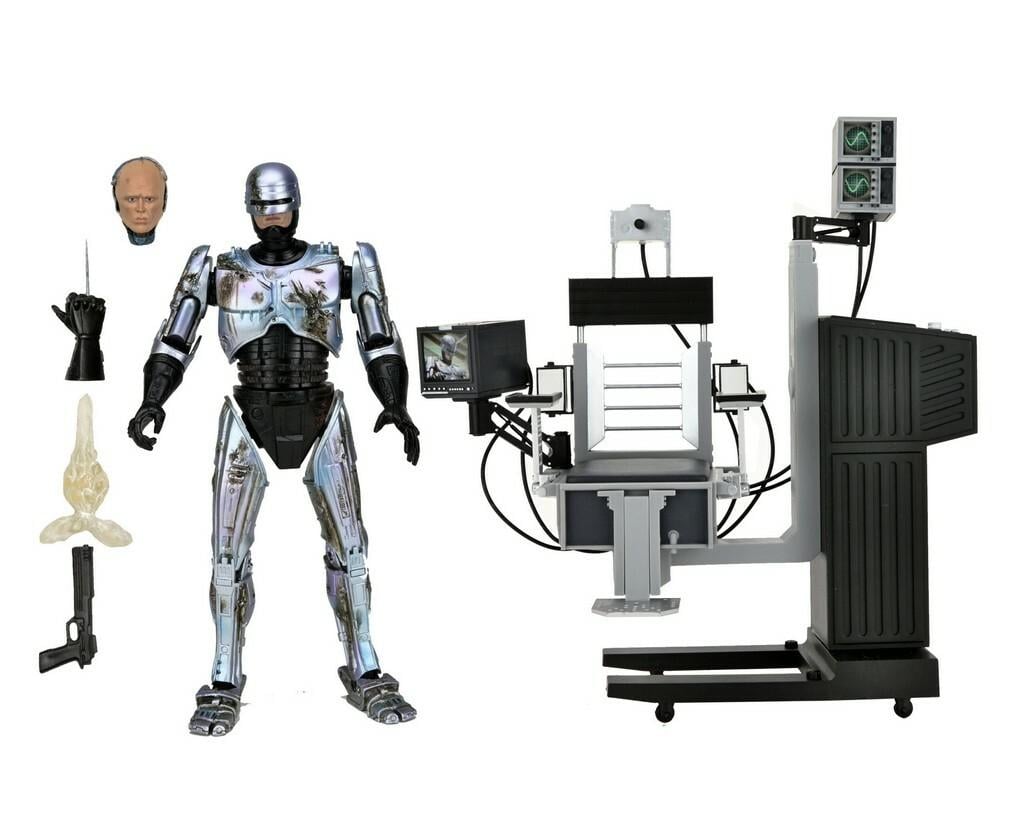 ULTIMATE ROBOCOP – Battle Damaged mit Stuhl – Actionfigur 20 cm