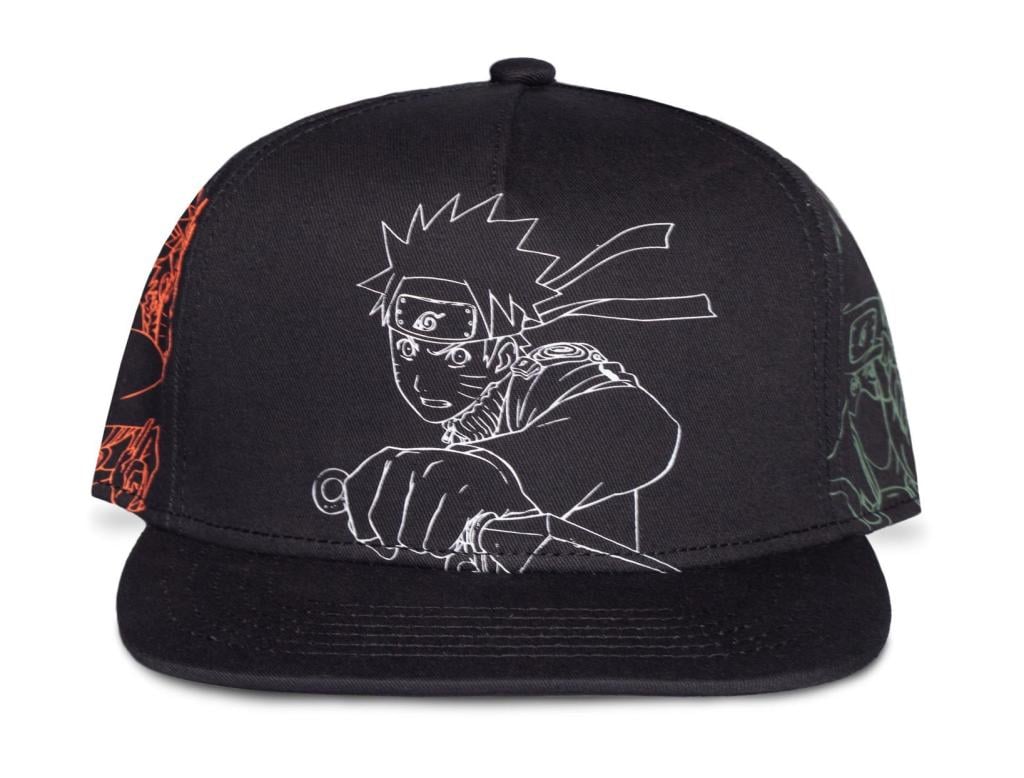 NARUTO Shippuden - Outline Characters - Men's Snapback Cap