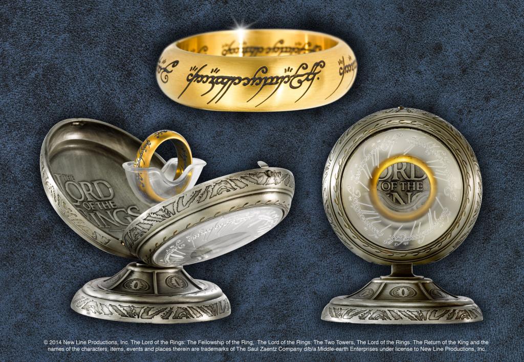 HERR DER RINGE – Ein Ring aus Edelstahl – Größe US 09 FR 59,9