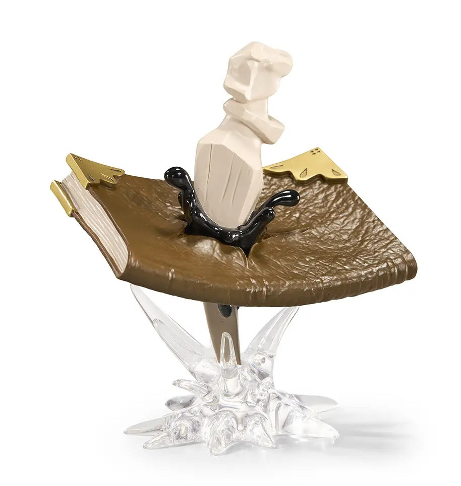 HARRY POTTER-Tom Riddle Journal & Basilisk teeth -Statue Prop-Ups 14cm