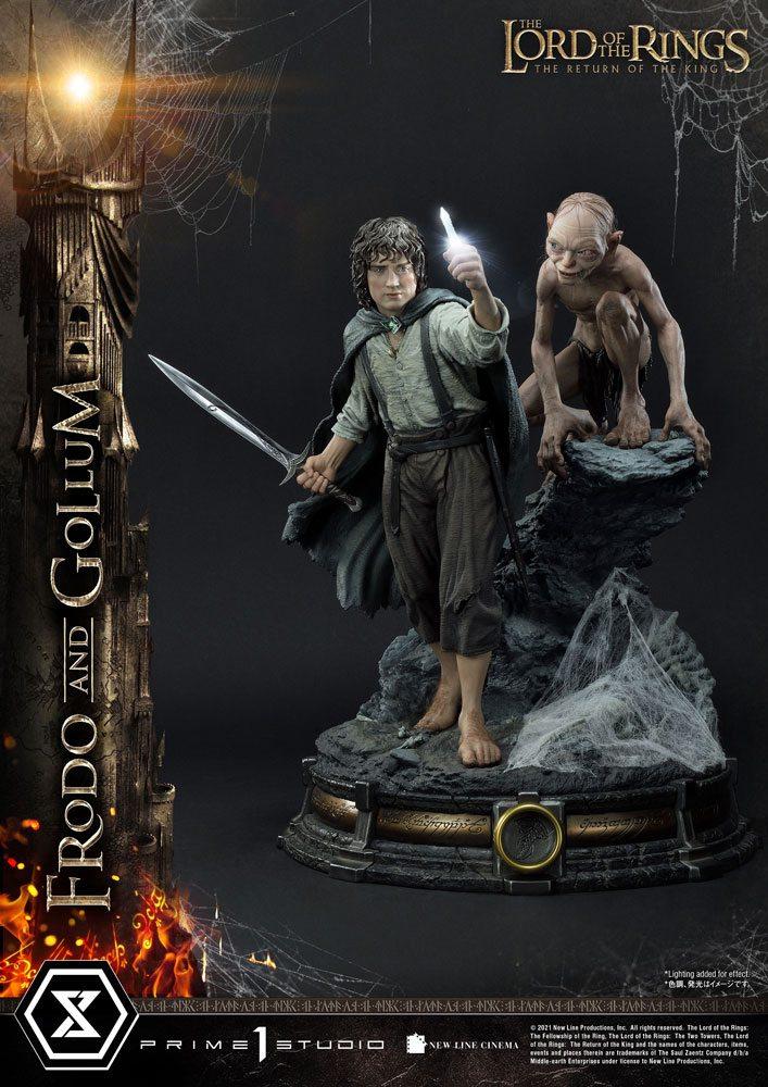 HERR DER RINGE – Frodo & Gollum Bonus-Ver. - Statuette 46cm