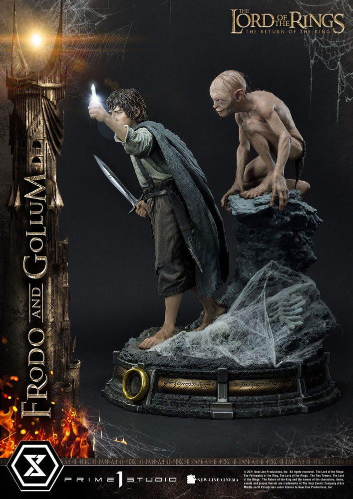 HERR DER RINGE – Frodo & Gollum Bonus-Ver. - Statuette 46cm