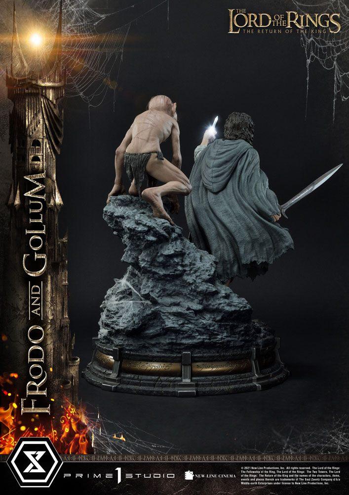 HERR DER RINGE – Frodo & Gollum Bonus-Ver. - Statuette 46cm