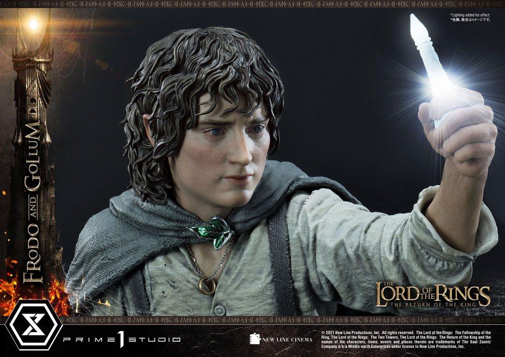 HERR DER RINGE – Frodo & Gollum Bonus-Ver. - Statuette 46cm