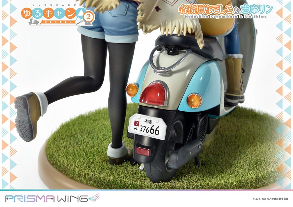 LAID-BACK CAMP - Nadeshiko & Rin - Statue Prisma Wing 24cm