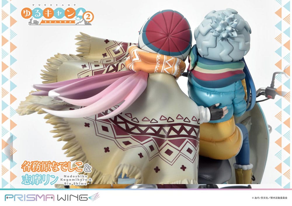 LAID-BACK CAMP - Nadeshiko & Rin - Statue Prisma Wing 24cm