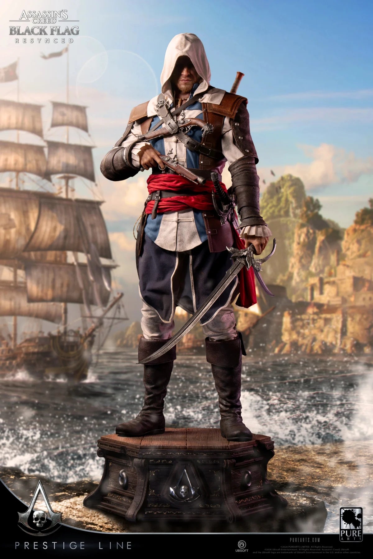 ASSASSIN'S CREED IV - Edward Kenway - Statue Prestige Line 1/2 110cm
