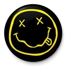 NIRVANA - Smiley - Knopfabzeichen 25mm