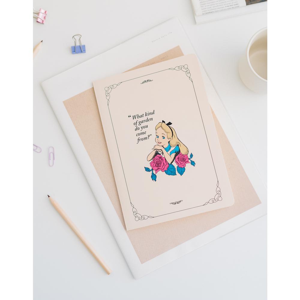 ALICE IN WONDERLAND - 3 Pack of Notebooks - Size A5