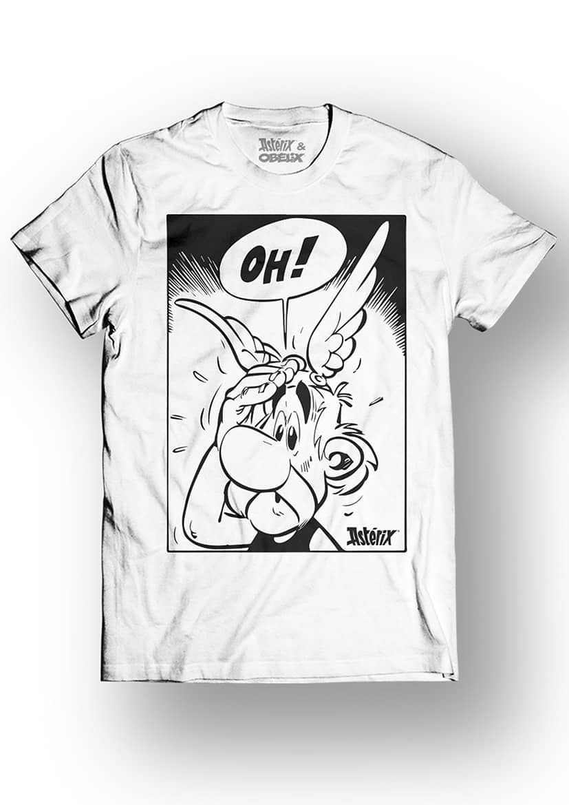 ASTERIX & OBELIX - T-Shirt - OH! - Weiß (XL)