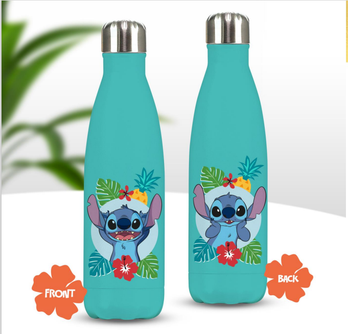 DISNEY - Stitch - Wasserflasche aus Metall