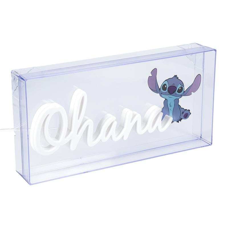 LILO & STITCH - Ohana - LED-Neonlicht 15,5 x 30,5 cm