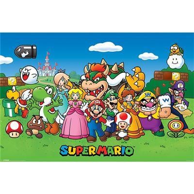 SUPER MARIO – Charaktere – Poster 61 x 91 cm
