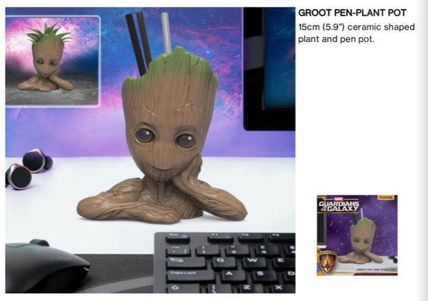 MARVEL - Groot - Ceramic Shaped Plant and Pen Pot - 15cm