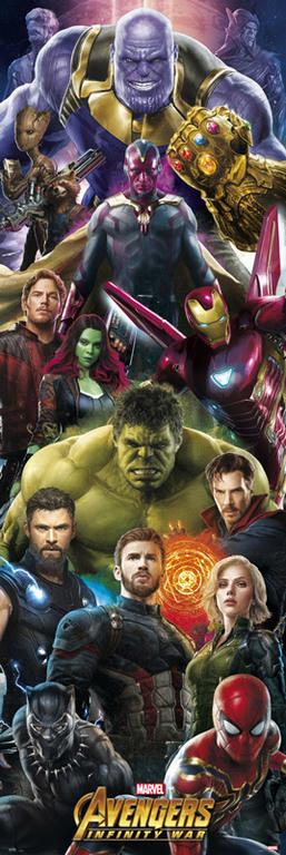AVENGERS – Infinity War – Türposter 53 x 158 cm