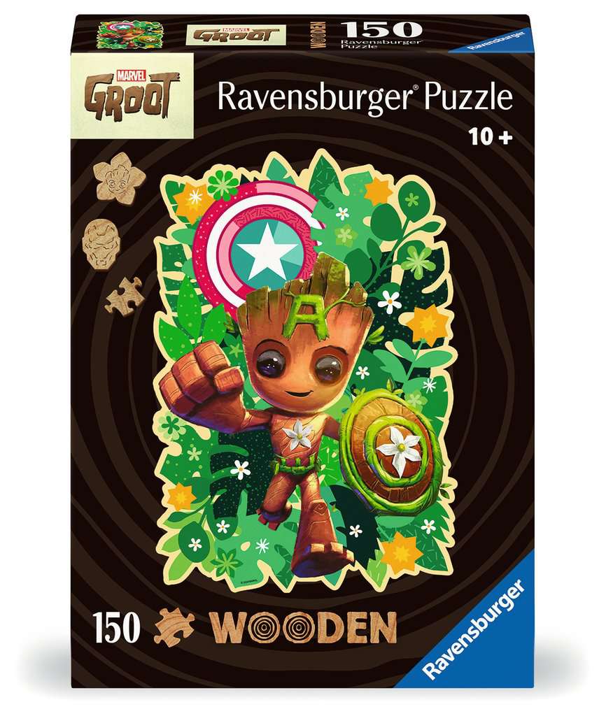 MARVEL - Groot - Wooden Puzzle 150P