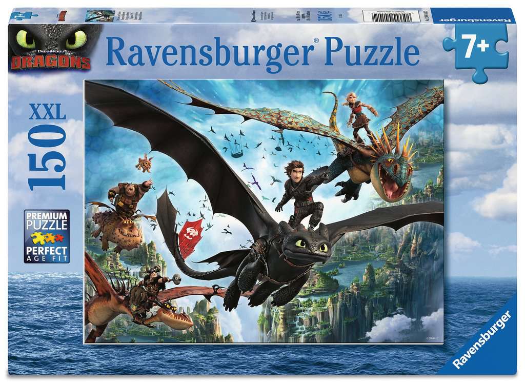 HOW TO TRAIN YOUR DRAGON - Puzzle 150P XXL