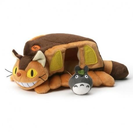 STUDIO GHIBLI – Totoro-Plüsch – Katzenbus-Haus – 24 cm