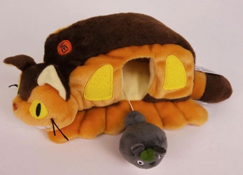 STUDIO GHIBLI – Totoro-Plüsch – Katzenbus-Haus – 24 cm