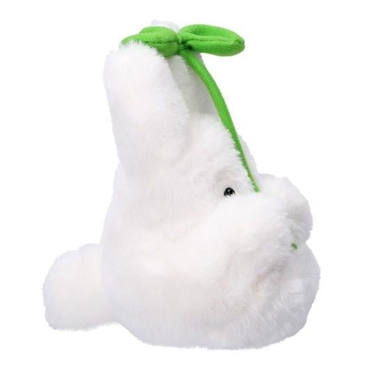 MON VOISIN TOTORO - Totoro Blanc avec feuille - Peluche Nakayoshi