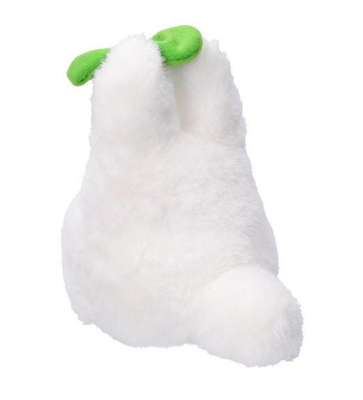 MON VOISIN TOTORO - Totoro Blanc avec feuille - Peluche Nakayoshi