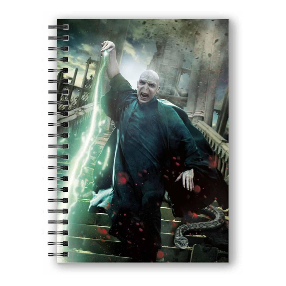 HARRY POTTER – Voldemort – Notizbuch mit 3D-Lentikulareffekt – A5