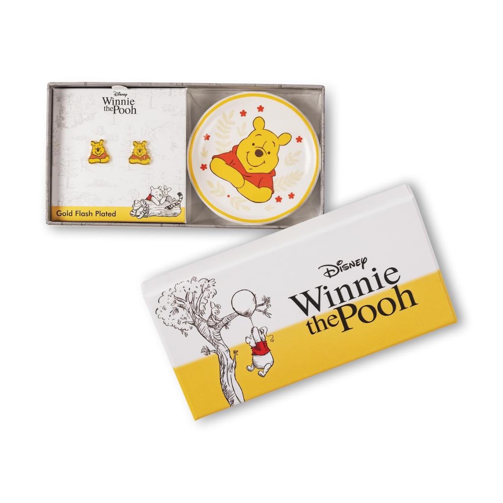 WINNIE THE POOH – Geschenkbox – Ohrringe + Schmucktablett