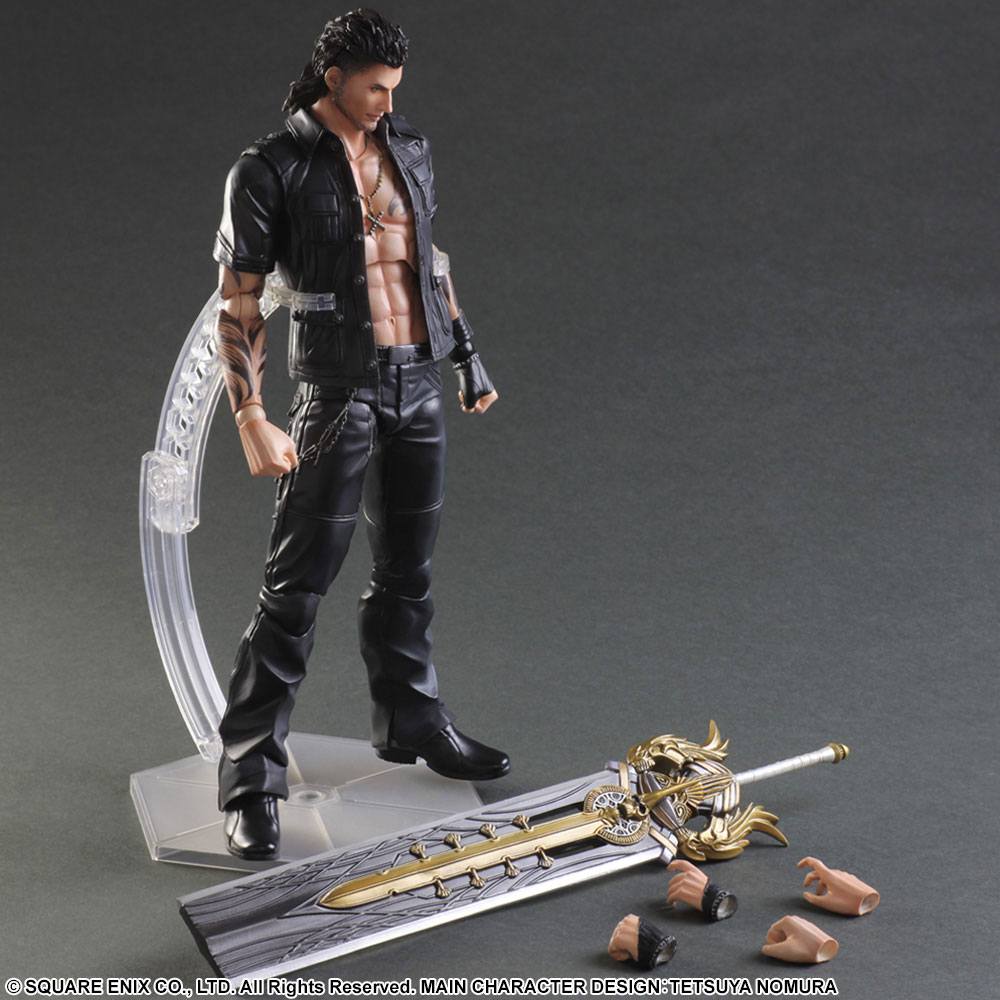 FINAL FANTASY XV – Gladiolus – Action-Figur, 30 cm, Reproduktion