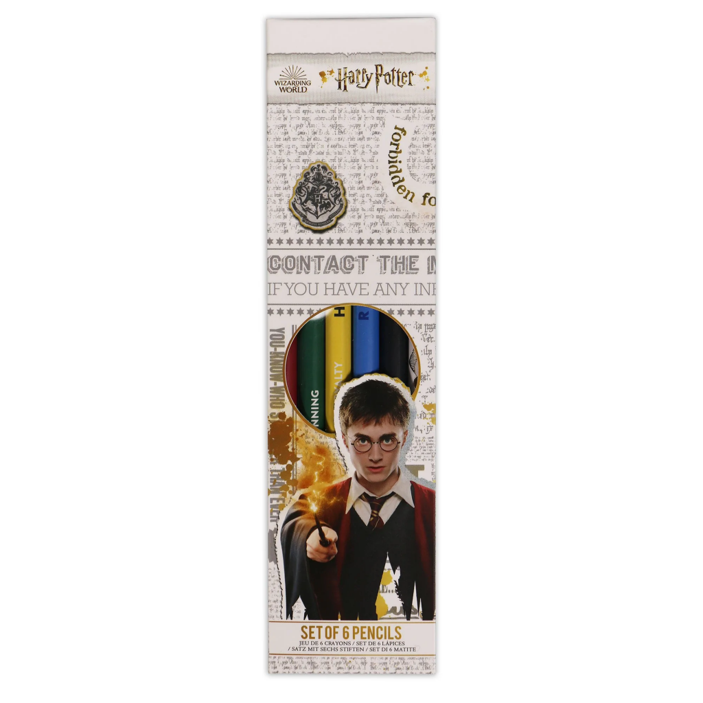 HARRY POTTER – House Pride – 6 Bleistifte-Set