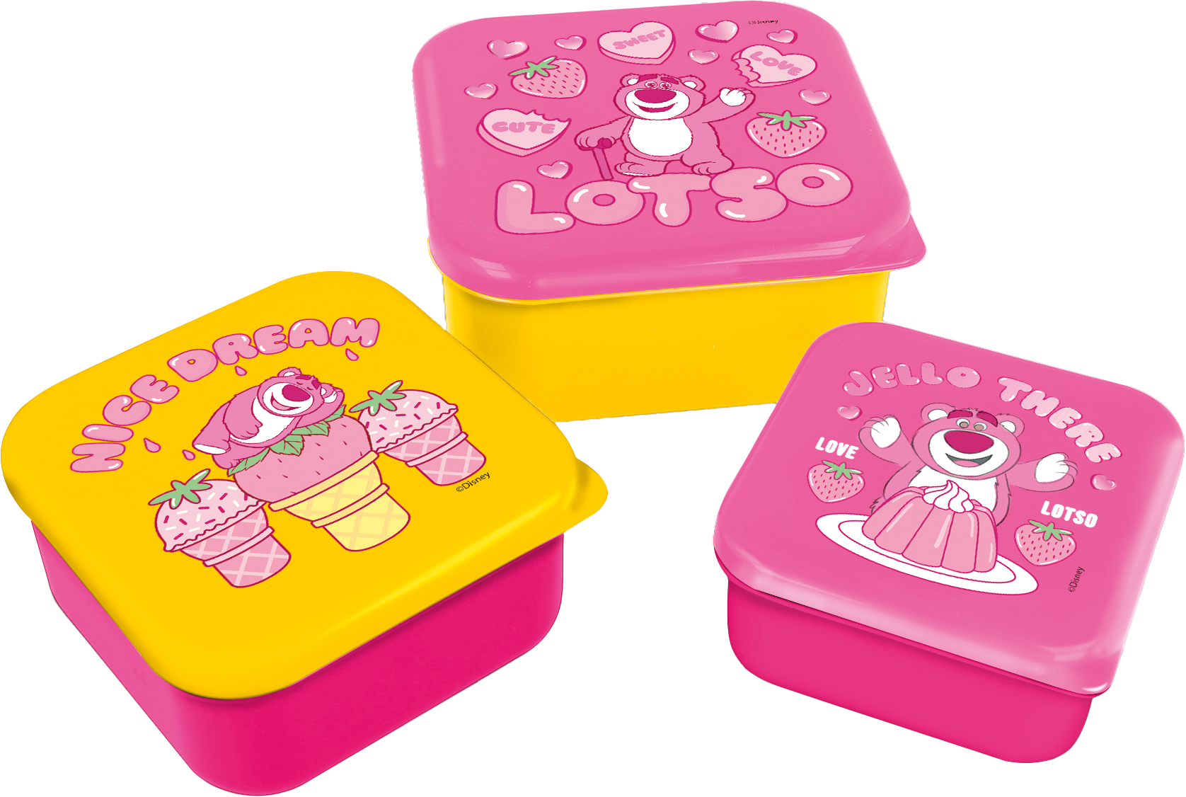 TOY STORY - Lotso - Snack Boxes - 3 pcs