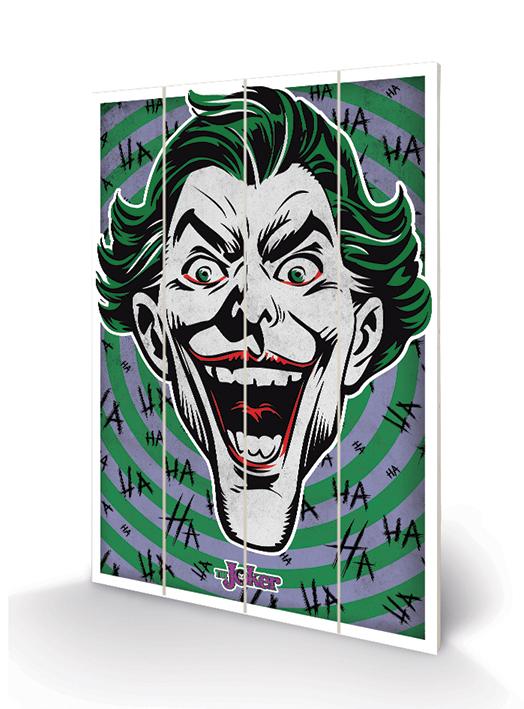 DC COMICS – Holzdruck 40 x 59 – Der Joker – HaHaHa