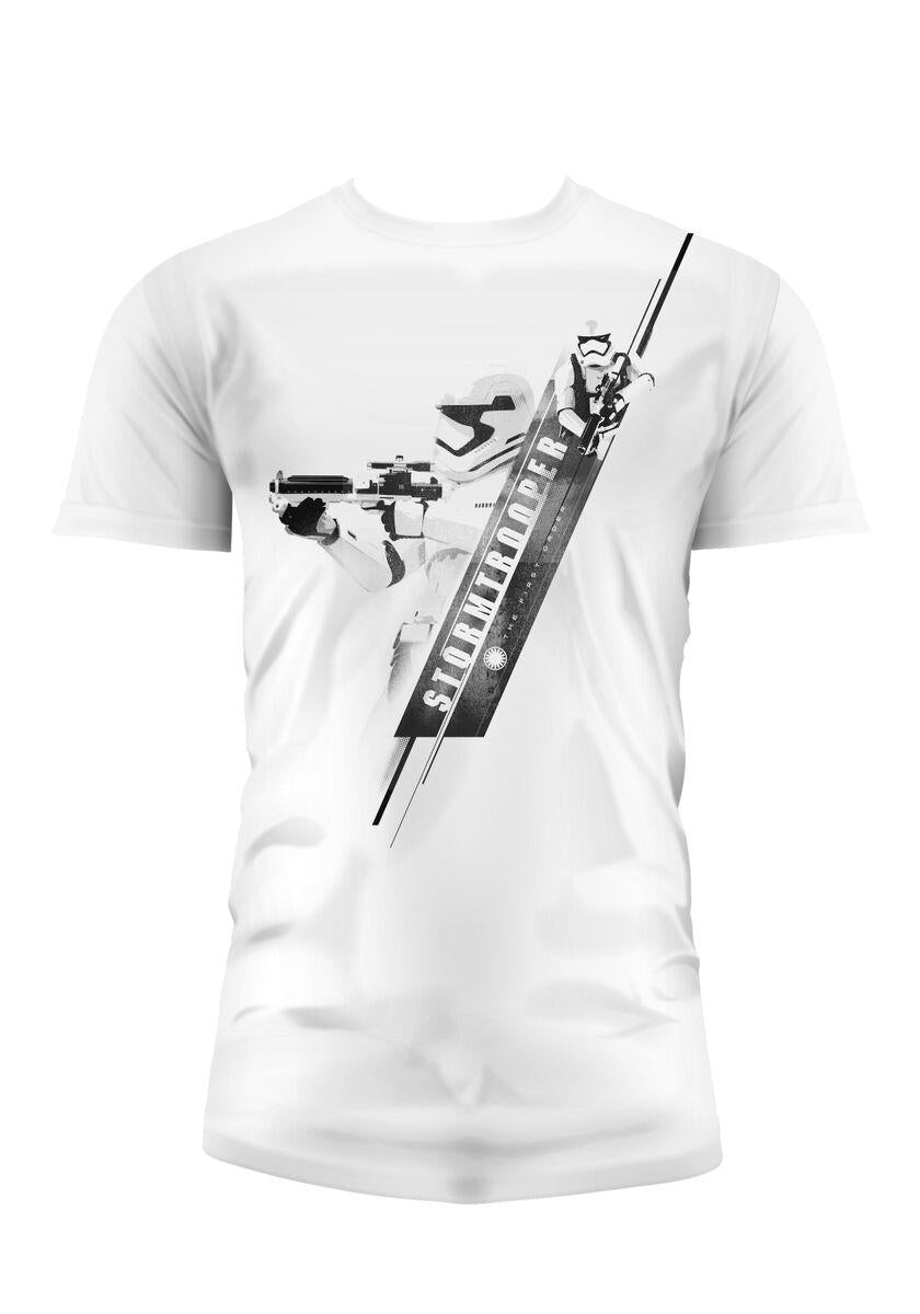 STAR WARS 7 - T-Shirt Storm Trooper Blaster - Weiß (XL)