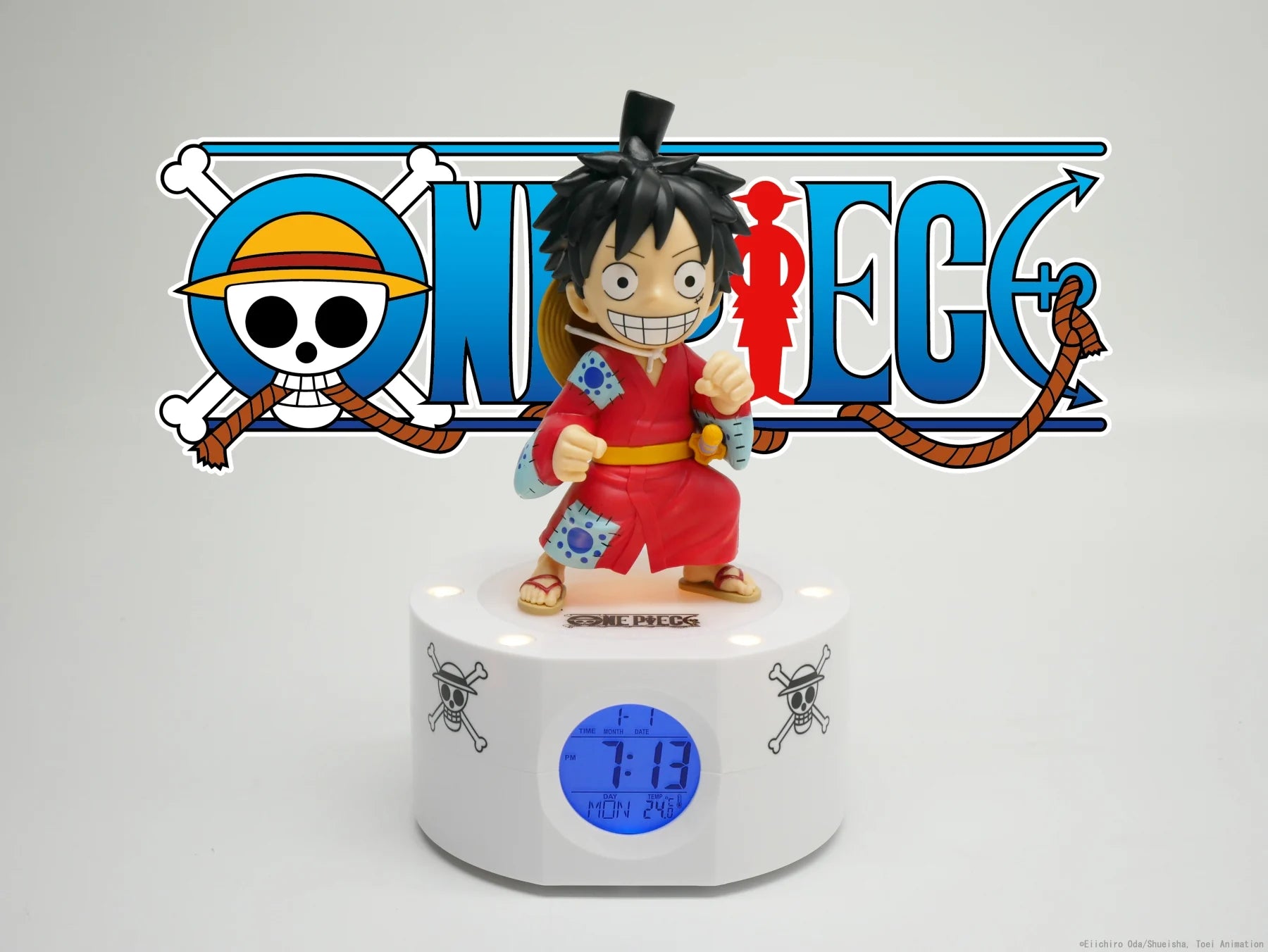 ONE PIECE - Luffy - LED Light-Up Alarm Clock