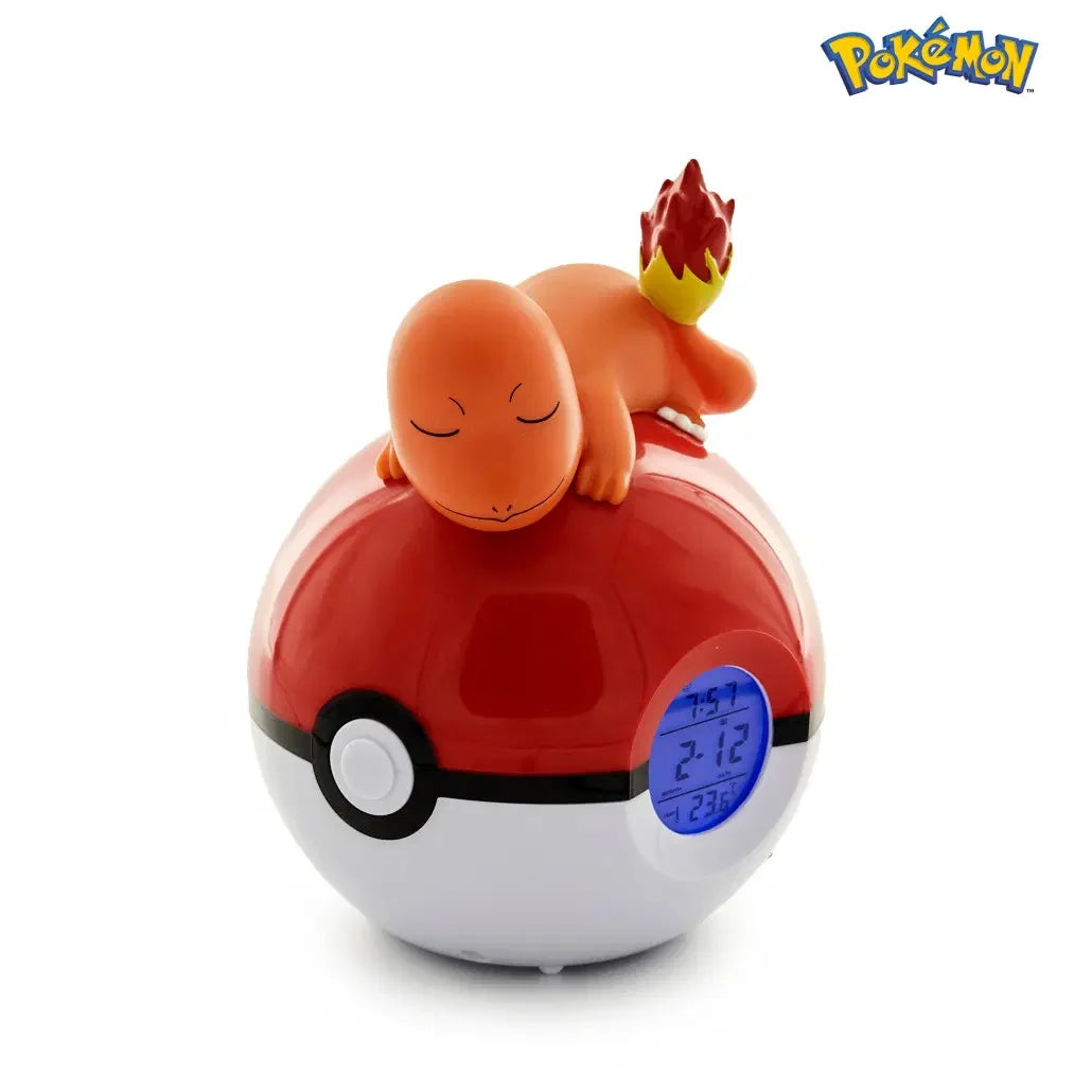 POKEMON - Charmander Pokeball - Wecker mit LED-Lampe