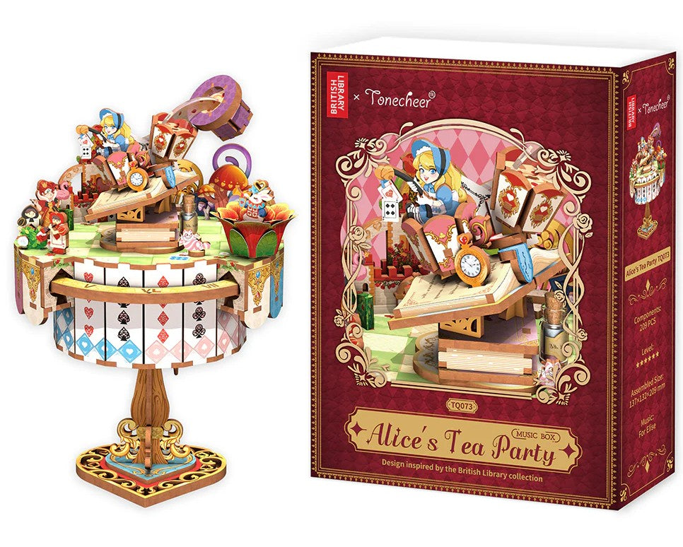 ALICE'S TEA PARTY - DIY Musical box - 209pcs