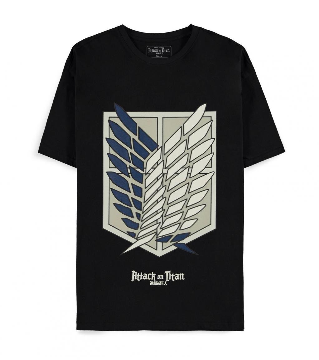 ATTACK ON TITAN - Saison 4 Black - Men's T-Shirt (XL)