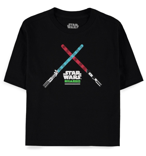 STAR WARS - Darth Maul - Kurz geschnittenes T-Shirt für Damen (M)