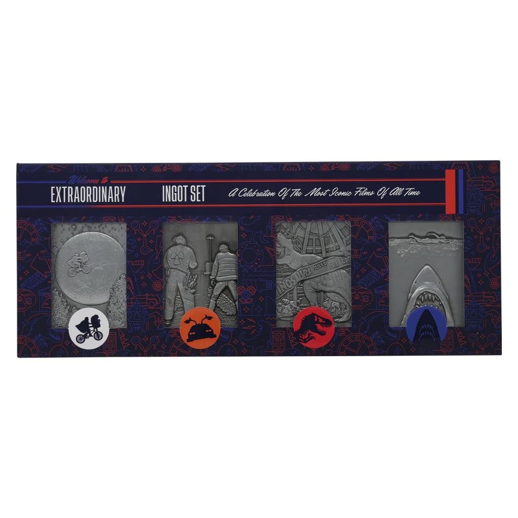 AMBLIN – 4 ikonische Filme – 4 Metallbarren in limitierter Auflage