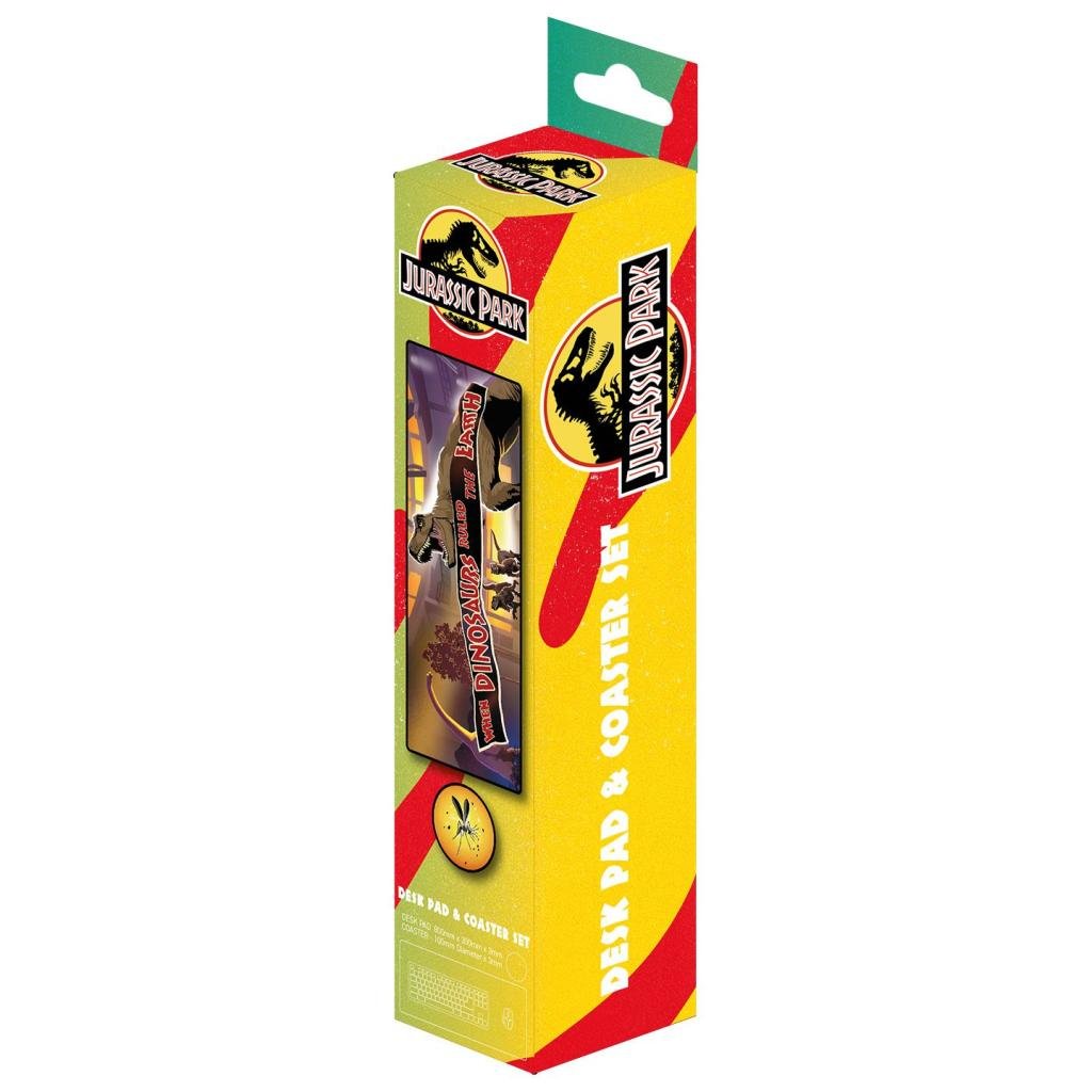 JURASSIC PARK – XL-Desktop-Matte + 1 Untersetzer