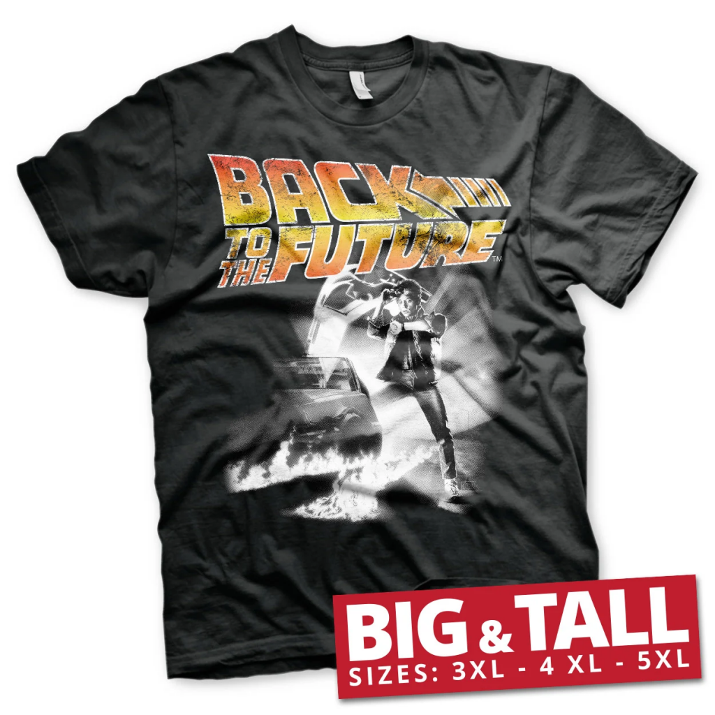 BACK TO THE FUTURE - T-Shirt Big & Tall - Poster (4XL)