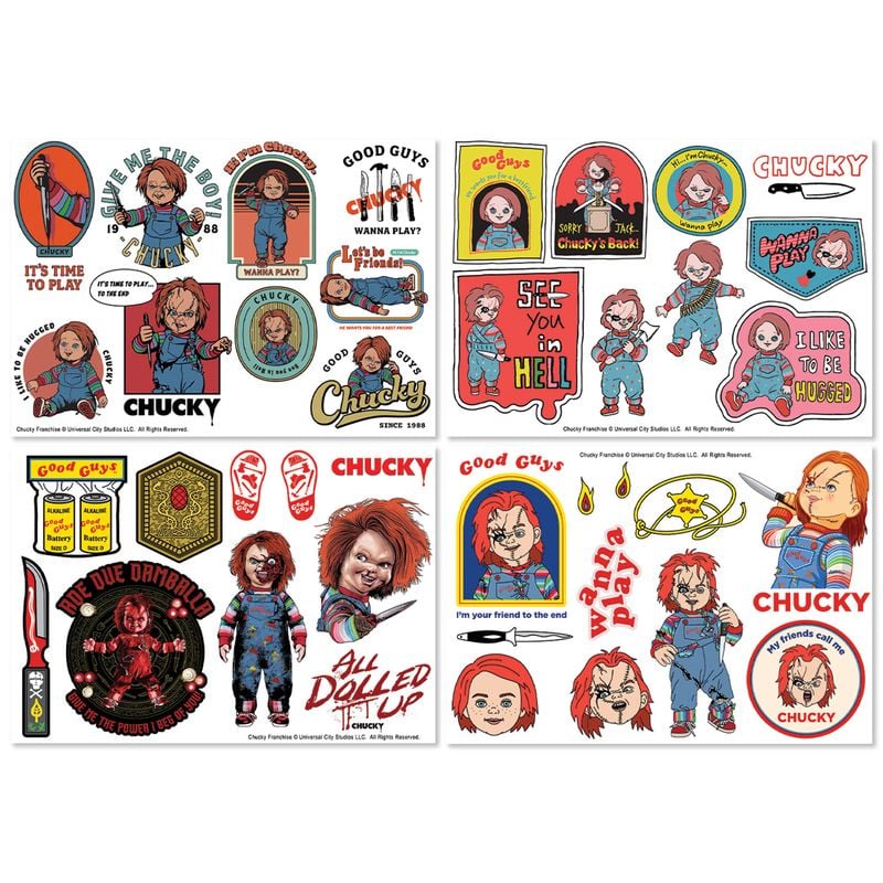 CHUCKY - Set of tech decals
