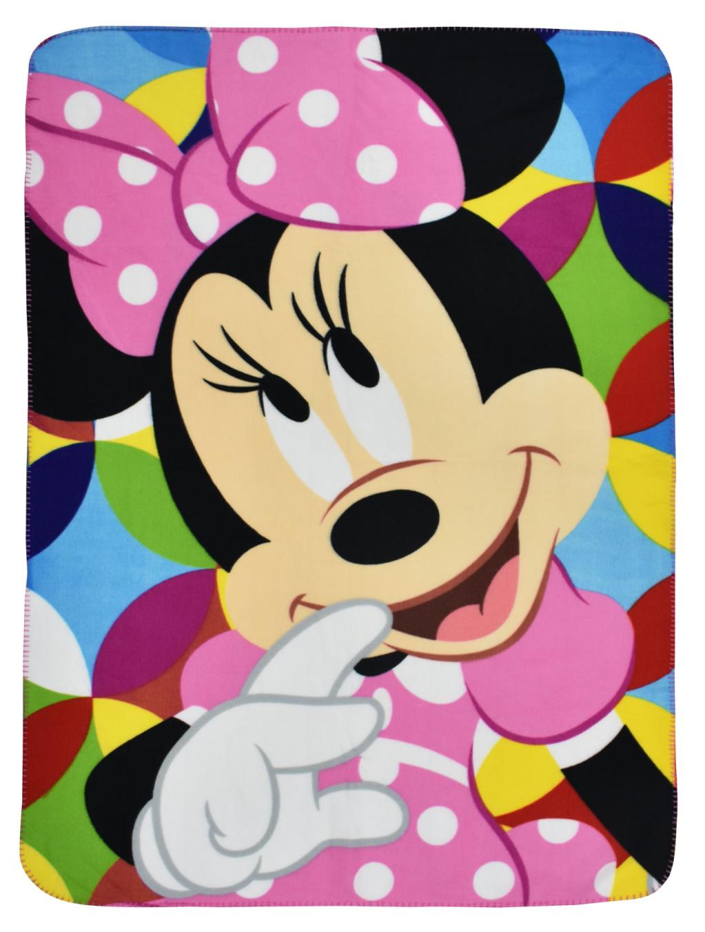 MINNIE - Polarplaid 100 % Polyester '100x140cm'