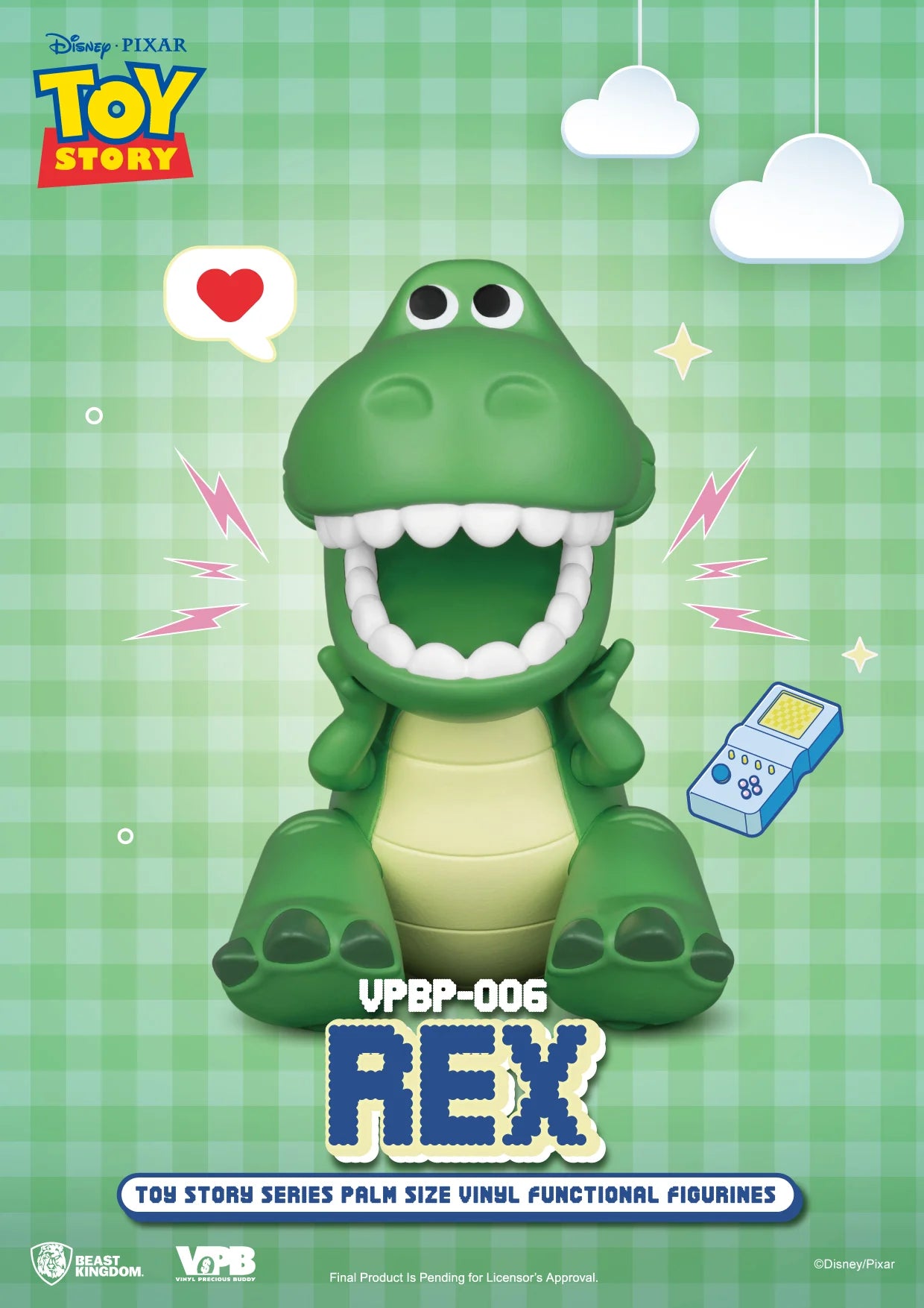 TOY STORY - Rex - Bank Vinyl Figure 12.1cm
